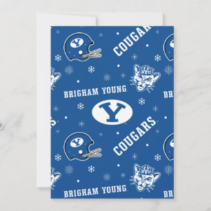 Brigham Young University Holiday Pattern Card
