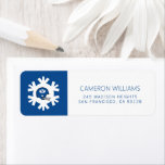 Brigham Young University Holiday Pattern Label