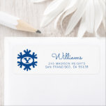 Brigham Young University Holiday Pattern Label