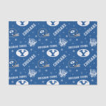 Brigham Young University Holiday Pattern Tissue Paper