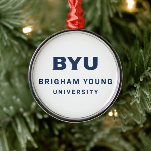 Brigham Young University Metal Ornament