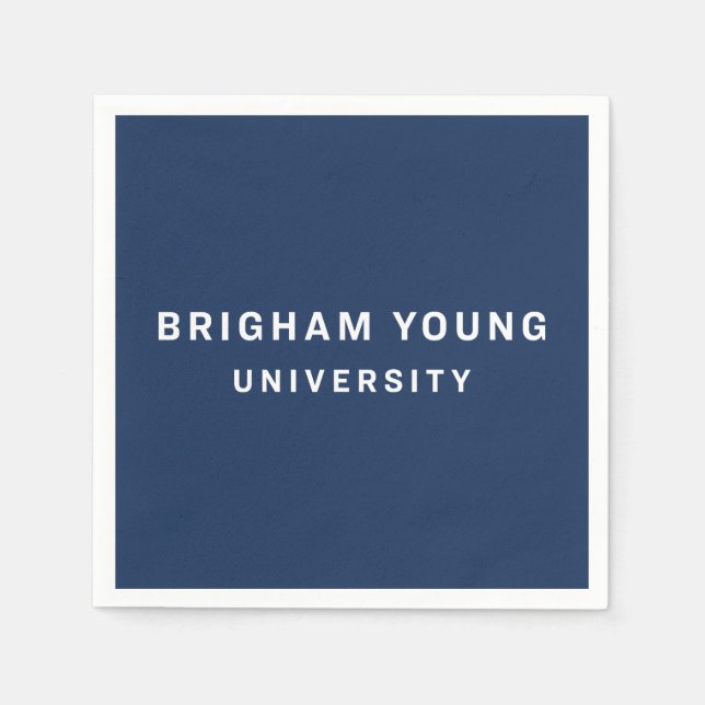 Brigham Young University Napkins (Front)