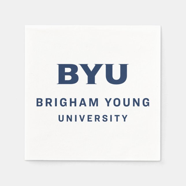 Brigham Young University Napkins (Front)
