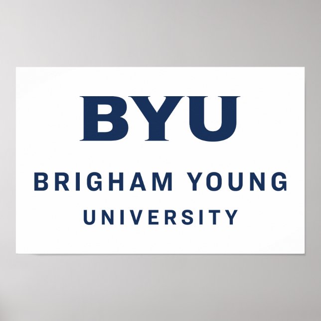 Brigham Young University Poster (Front)