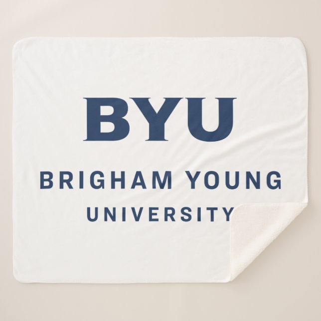 Brigham Young University Sherpa Blanket (Front (Horizontal))
