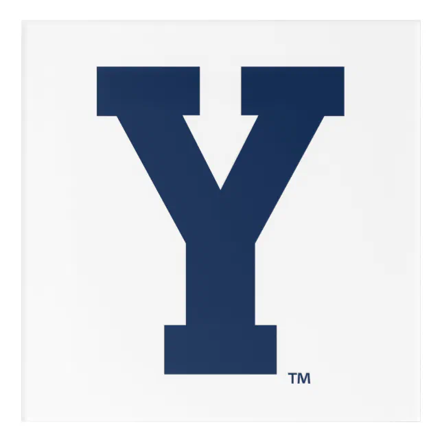 Brigham Young University | Y Logo Acrylic Print | Zazzle