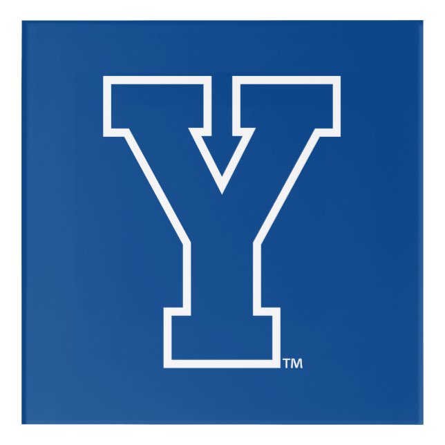 Brigham Young University | Y Logo Acrylic Print (Front)