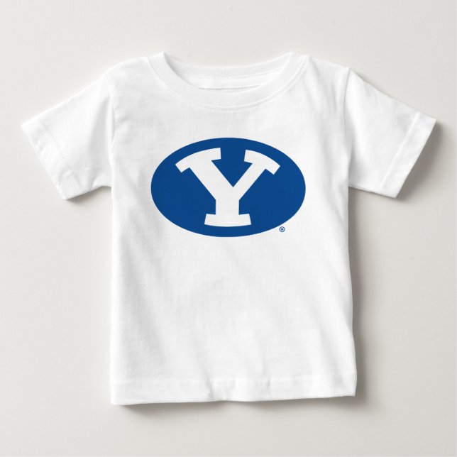 Brigham Young University Y Logo Baby T-Shirt (Front)