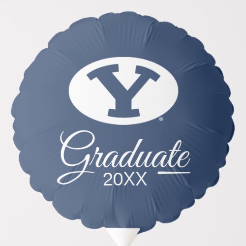 Brigham Young University Y Logo Balloon