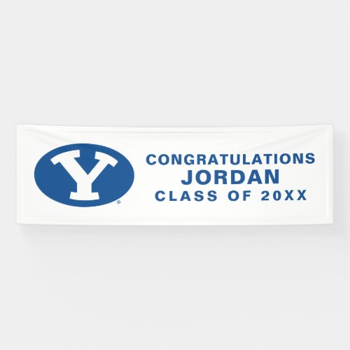 Brigham Young University Y Logo Banner