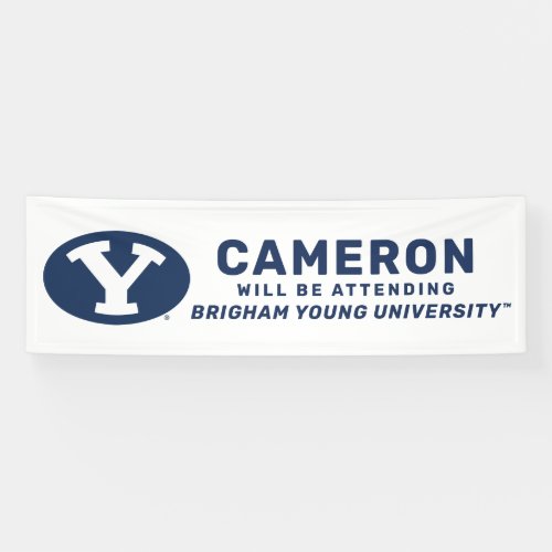 Brigham Young University Y Logo Banner