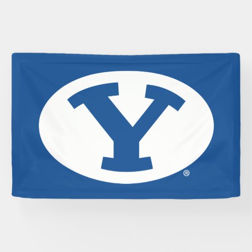 Brigham Young University Y Logo Banner