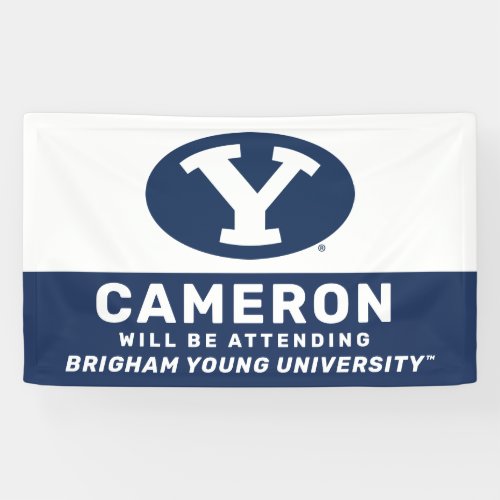 Brigham Young University Y Logo Banner