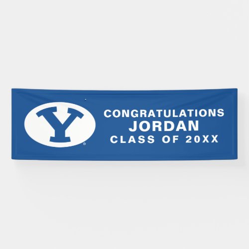 Brigham Young University Y Logo Banner