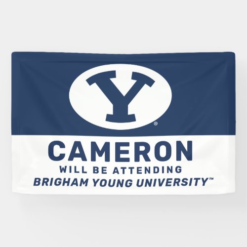 Brigham Young University Y Logo Banner