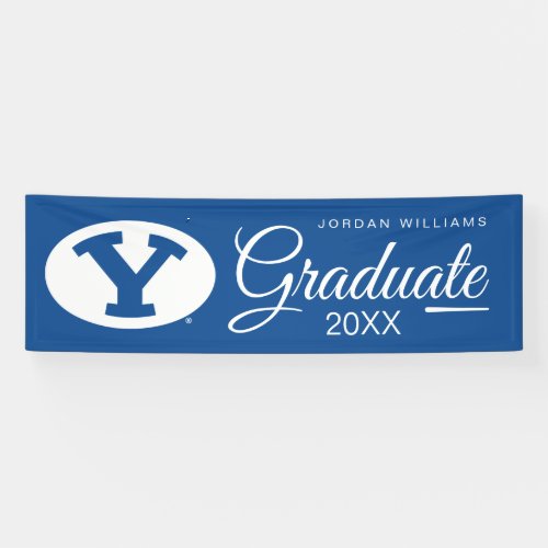 Brigham Young University Y Logo Banner