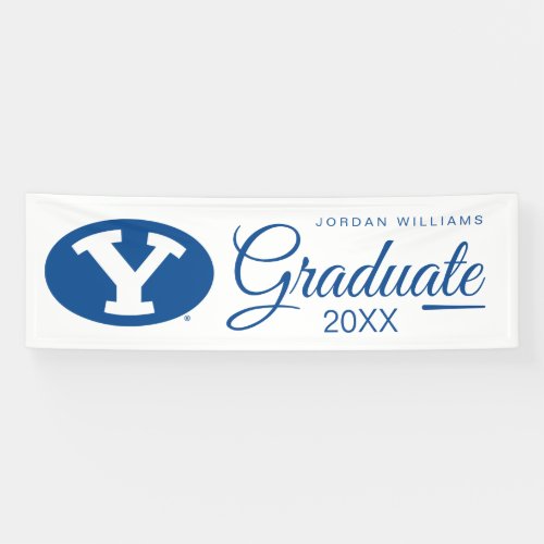 Brigham Young University Y Logo Banner