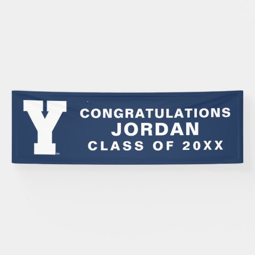 Brigham Young University  Y Logo Banner