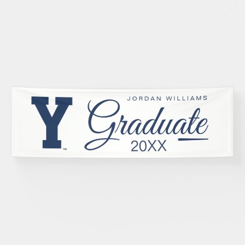 Brigham Young University  Y Logo Banner