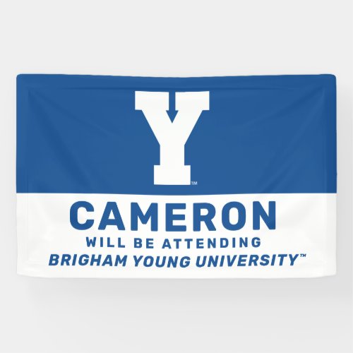 Brigham Young University  Y Logo Banner