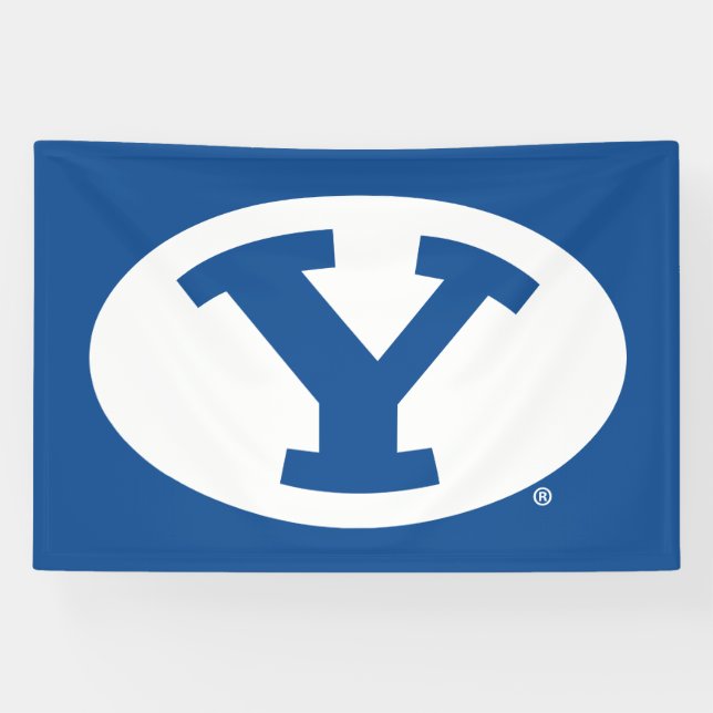 Brigham Young University Y Logo Banner (Horizontal)