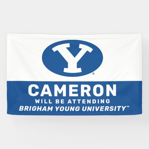 Brigham Young University Y Logo Banner