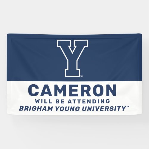 Brigham Young University  Y Logo Banner