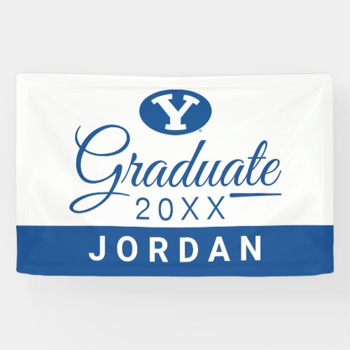 Brigham Young University Y Logo Banner