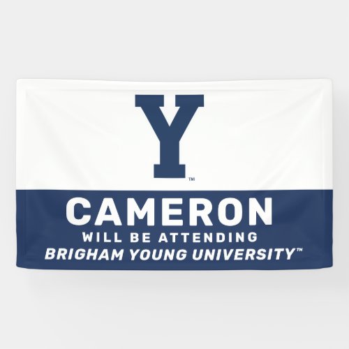 Brigham Young University  Y Logo Banner