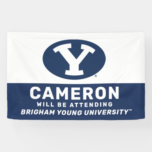 Brigham Young University Y Logo Banner