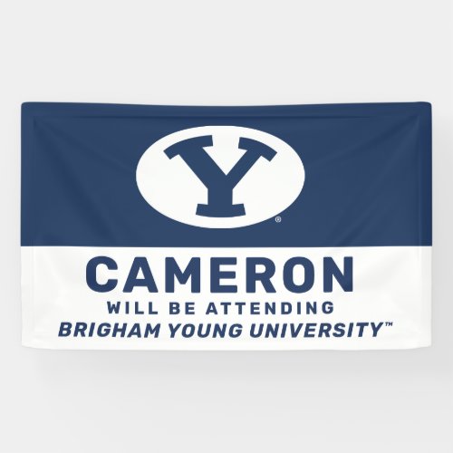 Brigham Young University Y Logo Banner