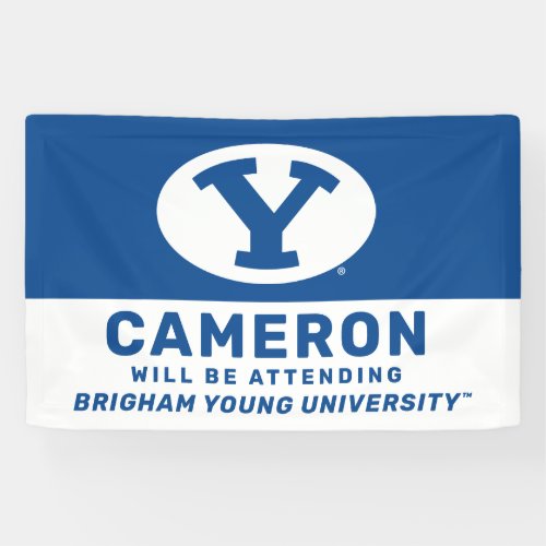 Brigham Young University Y Logo Banner