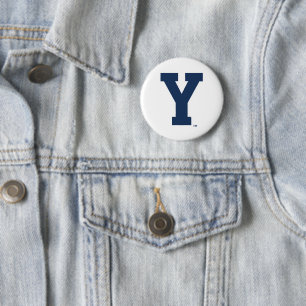 Brigham Young University Y Logo Button