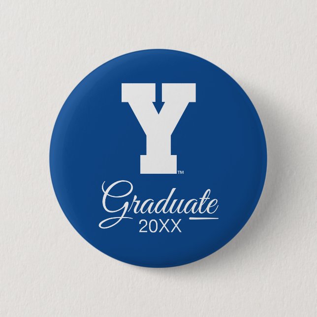 Brigham Young University | Y Logo Button (Front)