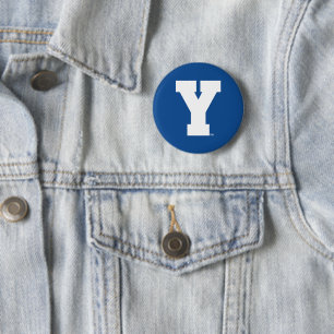 Brigham Young University Y Logo Button