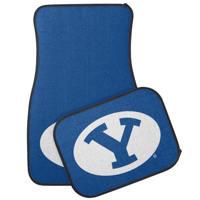Brigham Young University Y Logo Car Floor Mat (Set)