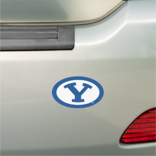 Brigham Young University Y Logo Car Magnet