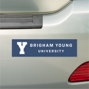 Brigham Young University Y Logo Car Magnet