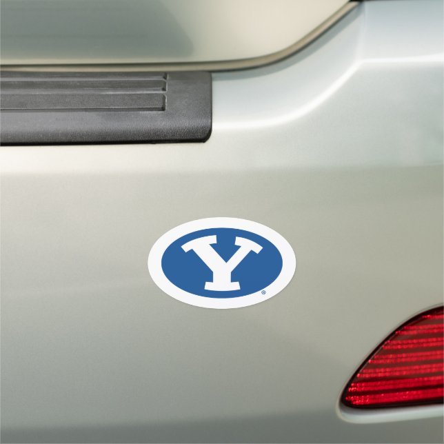 Brigham Young University Y Logo Car Magnet (In Situ)