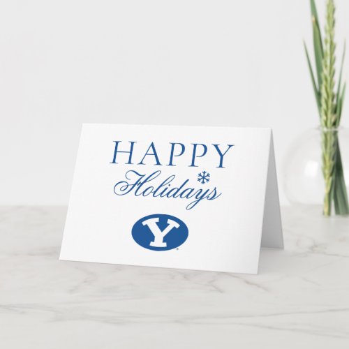 Brigham Young University Y Logo Card