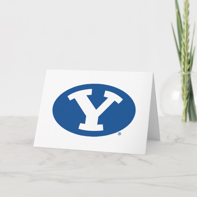 Brigham Young University Y Logo Card (Front)