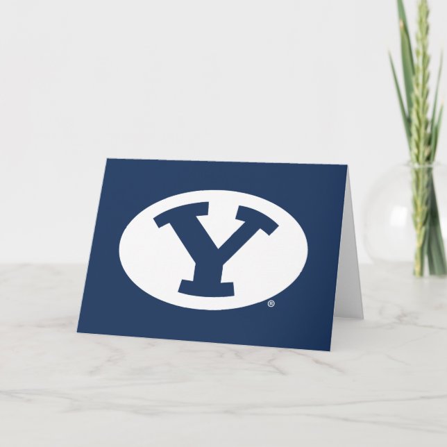 Brigham Young University Y Logo Card (Front)