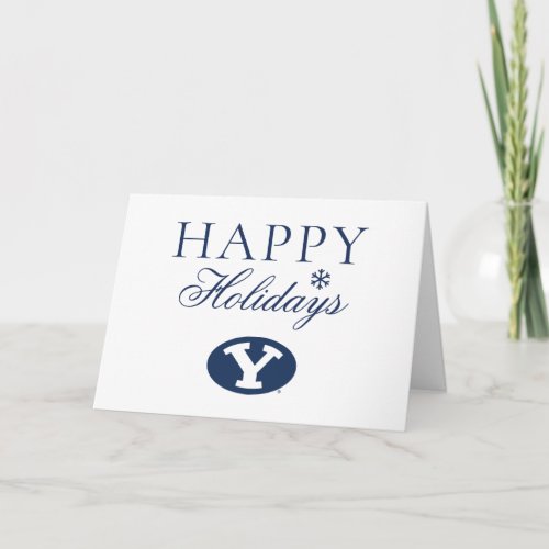 Brigham Young University Y Logo Card