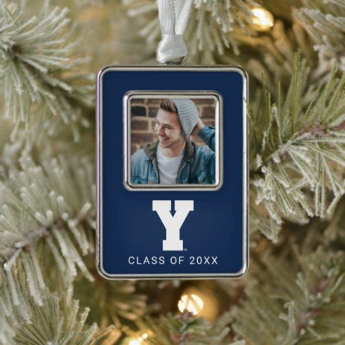 Brigham Young University  Y Logo Christmas Ornament