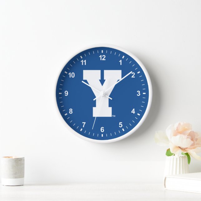 Brigham Young University | Y Logo Clock (Home)