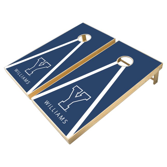 Brigham Young University | Y Logo Cornhole Set (Angled)