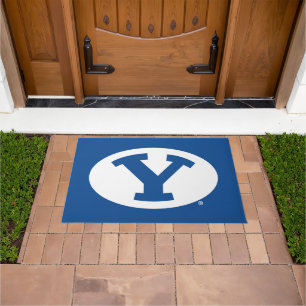 Brigham Young University Y Logo Doormat