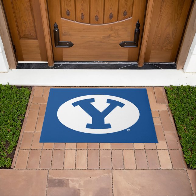 Brigham Young University Y Logo Doormat (Outdoor)