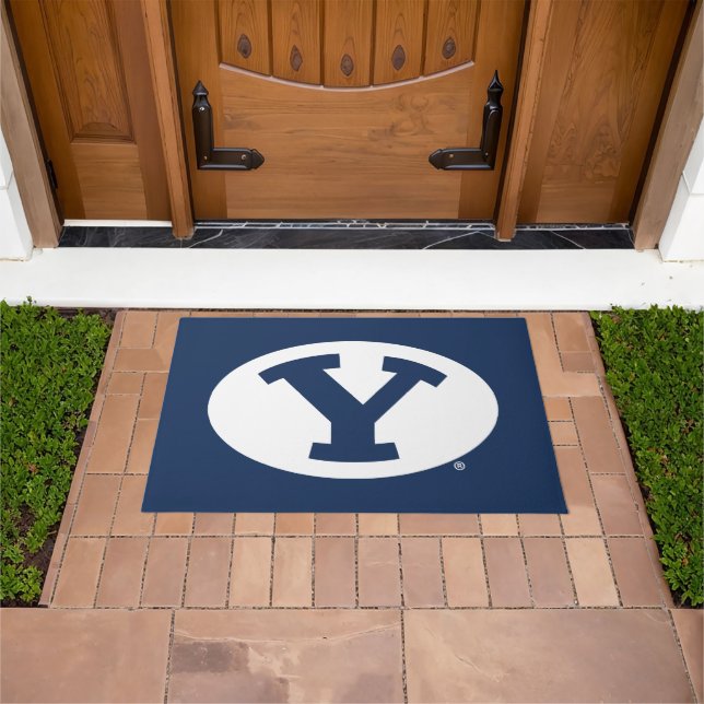 Brigham Young University Y Logo Doormat (Outdoor)