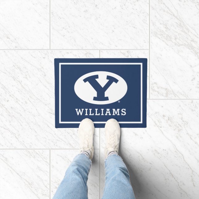 Brigham Young University Y Logo Doormat (Indoor)